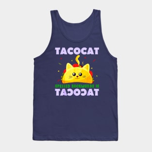 Taco cat for cinco de mayo Tank Top